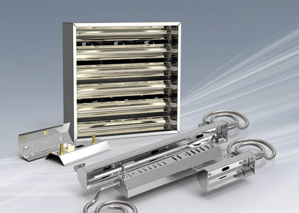 Fast Infrared Heaters, Metal Enclosures and Accessories